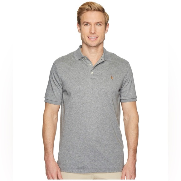 Polo by Ralph Lauren Gray Classic Polo Shirt - Picture 1 of 9